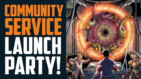 'Community Service' LAUNCH PARTY! w/ Telepathic Bunny Comics