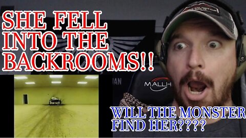 BLASTCAPBADGER REACTS! KANE PIXELS - FOUND FOOTAGE #2 (THE BACKROOMS) SCARY MONSTER!!