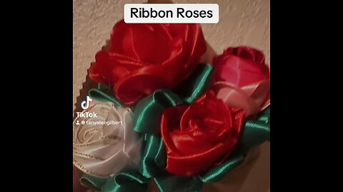 Satin Ribbon Roses
