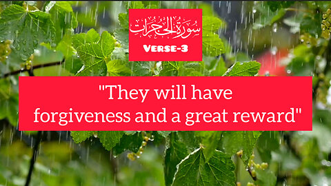 Surah Al Hujurat,Verse-3💕
