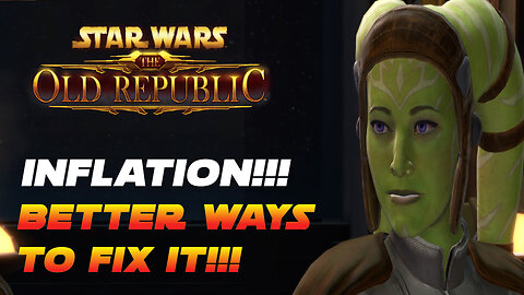 How to Fix The SWTOR Economy Without Being Over Taxed!