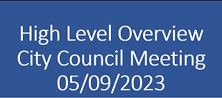 Blair City Council Meeting 05/09/2023