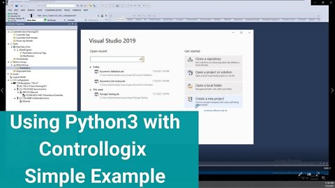 Using Python To Read PLC Data With Visual Studio By Importing Pycomm3