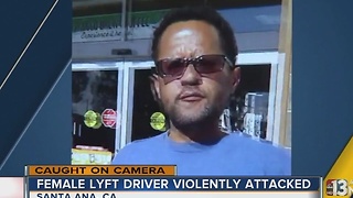 WATCH: Lyft driver attacked over parking spot