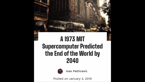 MIT Supercomputer Predicts The End Of The World By 2040 Paranormal News