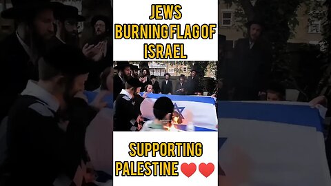 Jews Burning Flag Of Israel | Support #palestine | All Fingers Are Not Same ♥️ #freepalestine