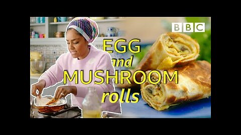 Nadiya's 5 minute crispy egg rolls - BBC