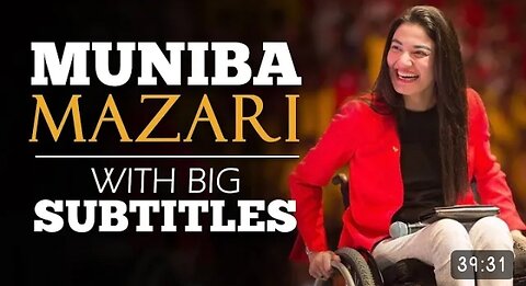 ENGLISH SPEECH | MUNIBA MAZARI - We all are Perfectly Imperfect (English Subtitles)