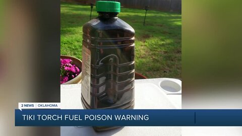 Warnings over tiki torch fuel poisoning