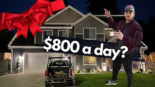 How To Make $5,000 A Week Hanging Christmas Lights!?