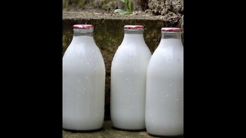 Milk bottles past and present