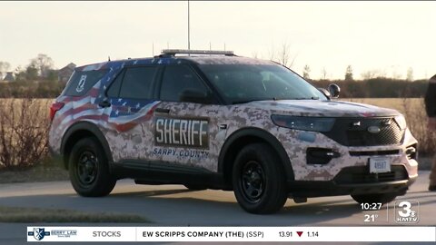 Sarpy County Sheriff's Office reveals new cruiser that honors veterans