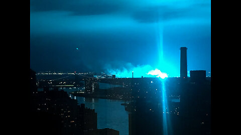 {REPOST} ALIEN INVASION_ POWER PLANT EXPLOSION_ OR DID WE JUST SEE PROJECT BLUE BEAM TESTING___