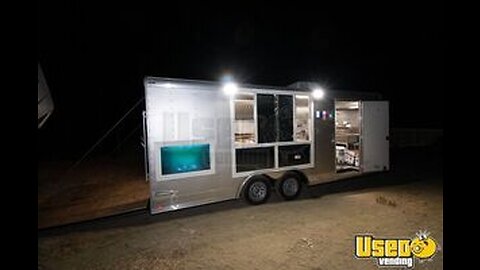 Nicely Equipped 2021 - 8' x 20’ Mobile Kitchen Food Concession Trailer for Sale in California