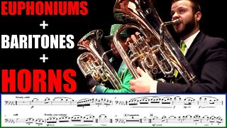 EUPHONIUMS + BARITONES + FRENCH HORNS = Best Brass Section??? What do You Think???