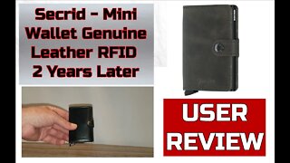 Secrid Wallet Demonstration and Review - Still Holding Up after 2 Years