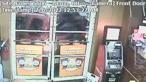 Stolen Jeep crashes into Akron convenience store in failed attempt to steal ATM, police say