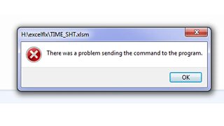 How to Fix Microsoft Excel Error There was a Problem Sending the Command to Program