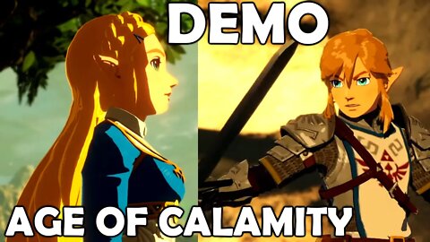 Hyrule Warriors Age of Calamity DEMO GAMPLAY (first 14 minutes)