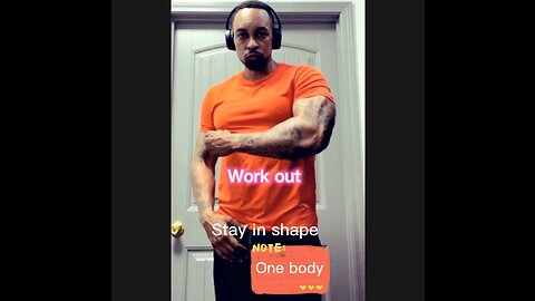 Benefits of staying in shape. One body one life. Have the best body and version of yourself