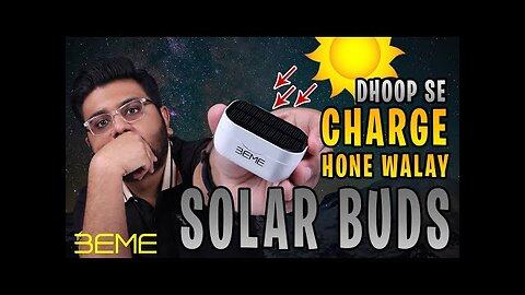 Solar Charging Earbuds ?? | Free Main Charging ?