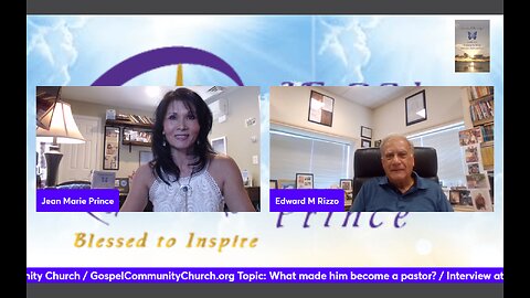 Guest Pastor Ed Rizzo on "Inspired Blessings with Jean Marie Prince"