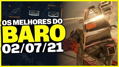 Warframe: Os MELHORES itens do Baro Ki'Teer /MODS/ARMAS/GLIFOS [PC, PS, XBX, SWITCH]-[02/07/21]