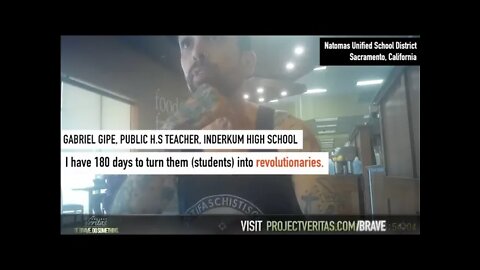 CA High School Teacher Admits To Communist Indoctrination of Students!