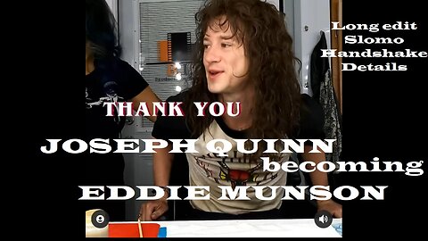 Joseph Quinn becomes Eddie Munson - Details & slowmo