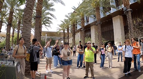 Arizona State University: Bible-Wielding Hypocrites Hate My Sign & Argue With Me, Helping Me Draw A Large Crowd, Contending With Skeptics, Atheists, Hypocrites & Muslims, A Spectacular Four Hour Day of Preaching!!! (Tuesday's Preaching)