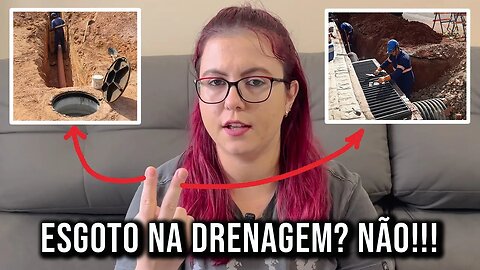 Qual a DIFERENÇA entre REDE DE DRENAGEM e REDE DE ESGOTO?