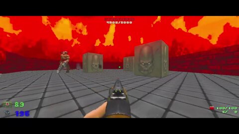 Brutal Doom - Ultimate Doom - E3M9 - Warrens (Secret Level)