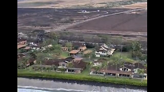Maui Fires - New Helicopter Footage - That is one Selective Fire
