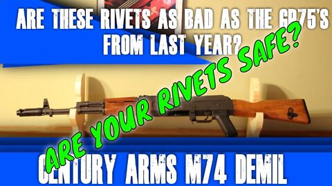 Century Arms M74 Sporter Rivets