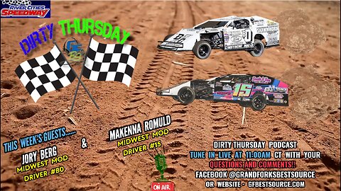 RCS DIRTY THURSDAY - with Midwest Mod Drivers #BO, Jory Berg & #15, MaKenna Romuld