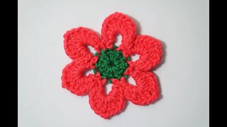 How to crochet flower free written pattern in description