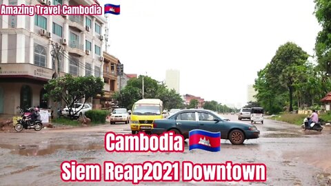 Tour Siem Reap2021, #DrivingTour, Siem Reap Downtown Pchum Ben Day / Amazing Tour Cambodia.
