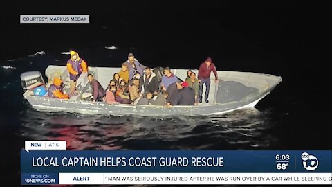 Captain helps Coast Guard rescue 25 passengers