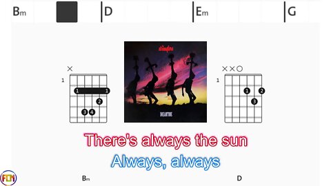 THE STRANGLERS - Always the sun - (Chords & Lyrics like a Karaoke)