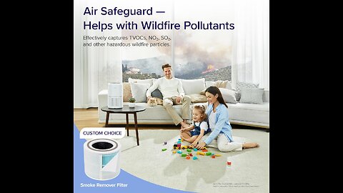 LEVOIT Air Purifier for Home Allergies Pets Hair in Bedroom,