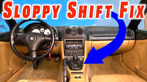 How To Rebuild Mazda Miata Shifter ~ Loose, Worn, Sloppy Shifting
