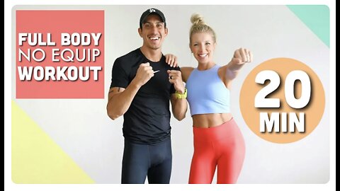 20-Min Full-Body At-Home Workout | No Equipment