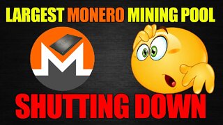 LARGEST MONERO MINING POOL SHUTTING DOWN!!!! | CPU MINING