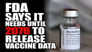 FDA Says it Needs until 2076 to Release Vaccine Data