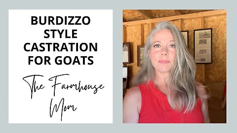 Burdizzo Style Castration Method for Goats