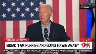 Biden Can't Remember What Year It Is While Saying He's Not Leaving Race