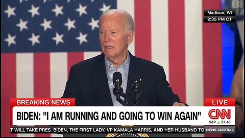 Biden Can't Remember What Year It Is While Saying He's Not Leaving Race