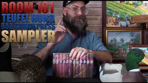 Room 101 Teufel Hund 655 Cuban Press Sampler | Unboxing