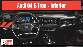 AUDI Q4 E-TRON 2022 first look INTERIOR of the cheapest 100% Electric suv from AUDI