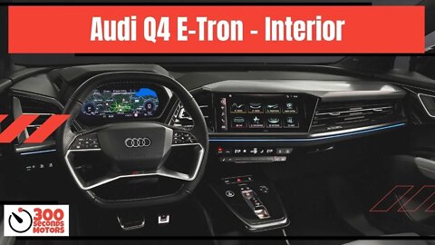 AUDI Q4 E-TRON 2022 first look INTERIOR of the cheapest 100% Electric suv from AUDI